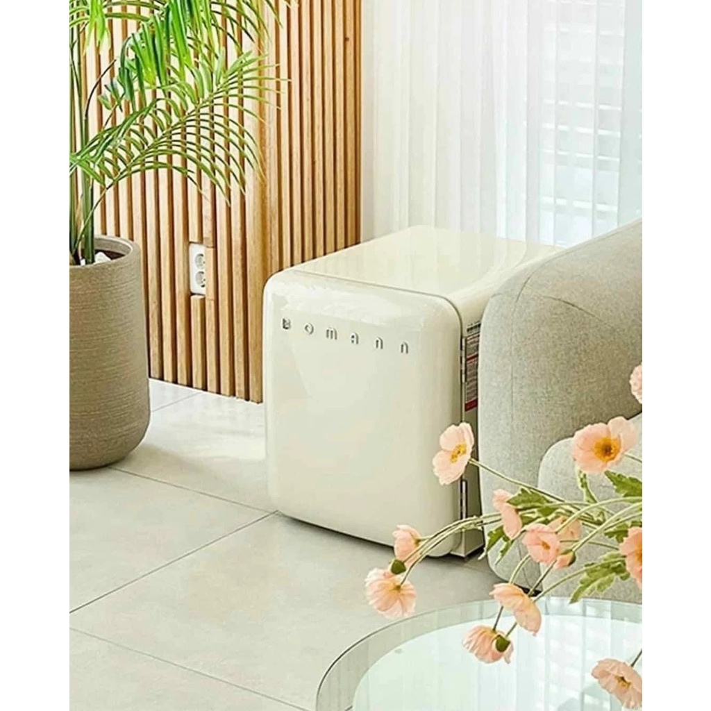 Tủ lạnh mini Bomann Retro Classic 44L hàng nội địa Hàn Quốc chính hãng bảo hành 12 tháng