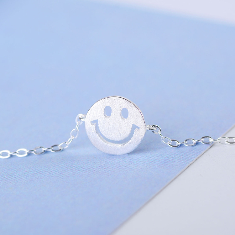 Vòng Chân Silver Anklets Fashion Jewelry Chain Smile Face Anklet for Women Girls Friend Foot Barefoot Leg Jewelry | BigBuy360 - bigbuy360.vn