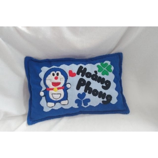 Gối nằm handmade doremon cho bé
