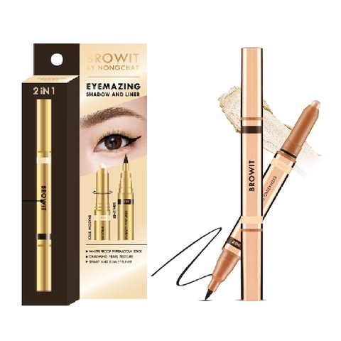 Bút Sáp Mắt Và Kẻ Mắt 2in1 Browit By Nongchat Eyemazing Shadow &amp; Liner