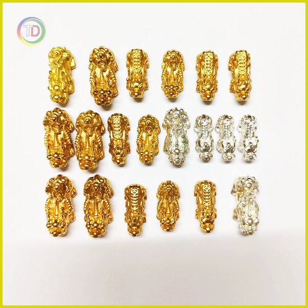 Charm Tỳ Hưu mix vòng phong thủy size 8 10 mm cho vòng tay nam nữ cầu tài lộc may mắn cho gia chủ - TD1 store