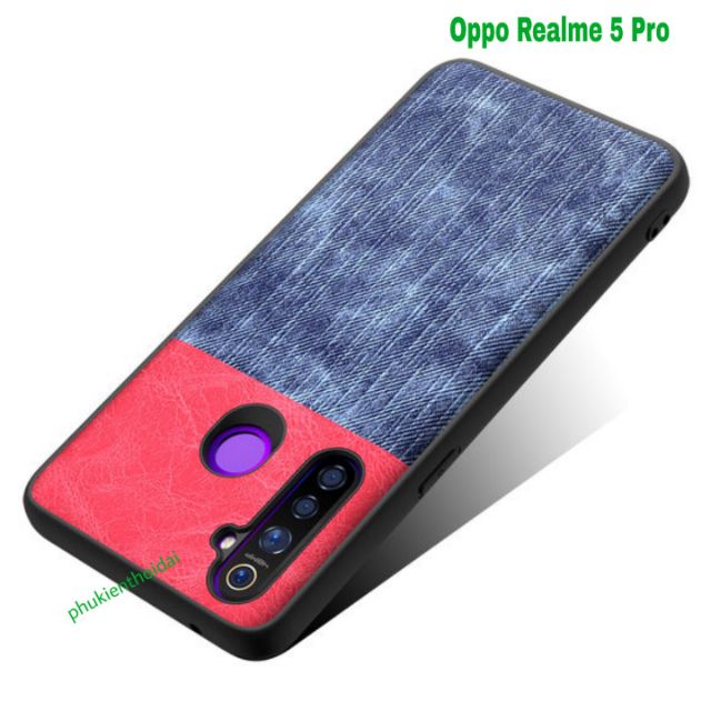 Ốp lưng Oppo Realme Q / Realme 5 Pro FREESHIP Từ 50k chống sốc vân da bò thời trang cao cấp