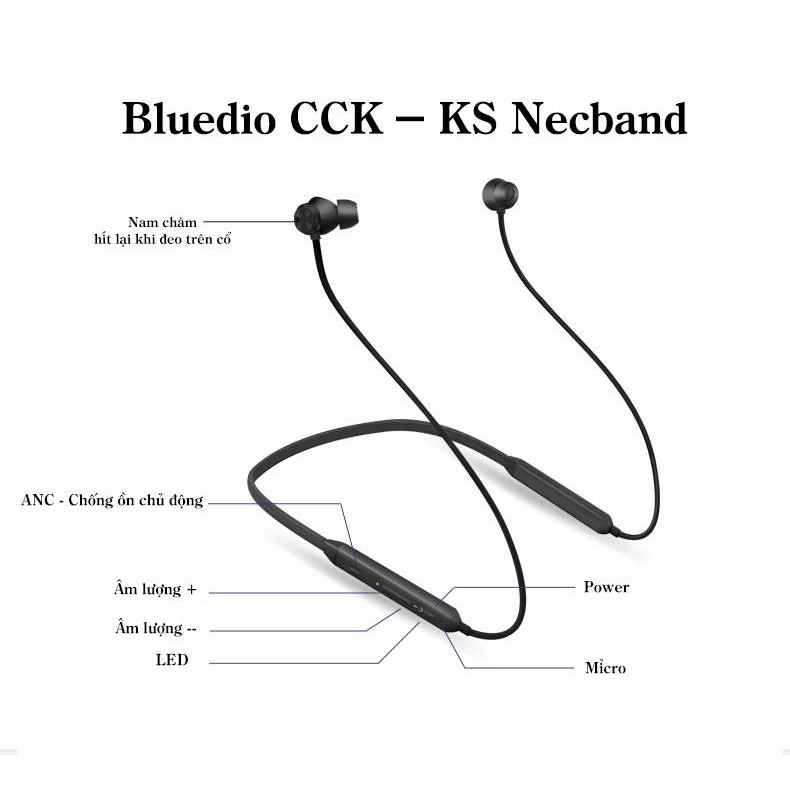 Tai nghe nhét tai Bluedio CCK KS Neckband