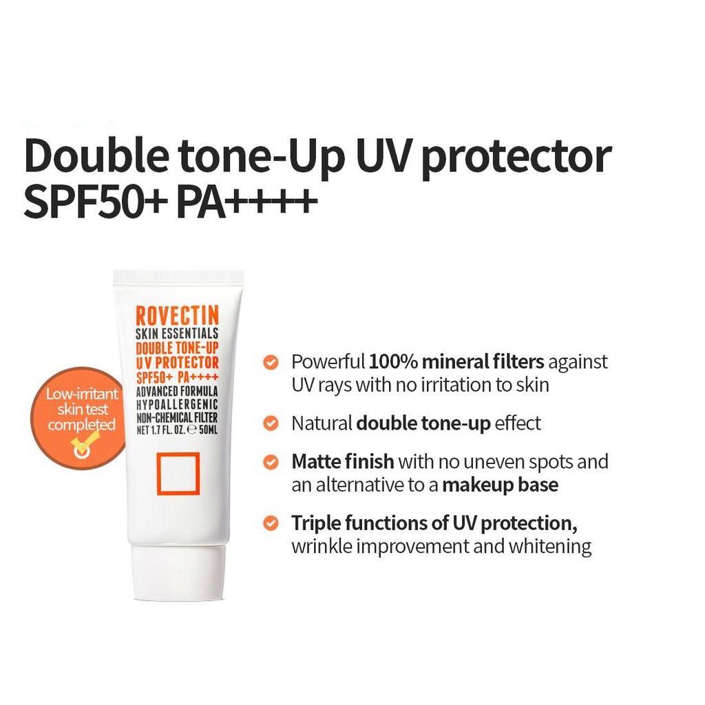 (Hàng Mới Về) ROVECTIN Suncream [ Đôi giai Điệu-Lên UV bảo Vệ / Thủy nhẹ Nhàng Uv bảo Vệ ] | BigBuy360 - bigbuy360.vn