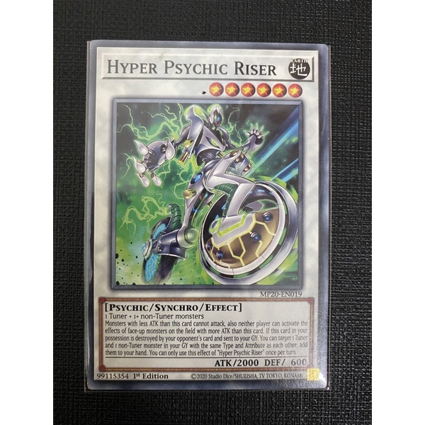 Thẻ bài Hyper Psychic Riser-MP20-EN019