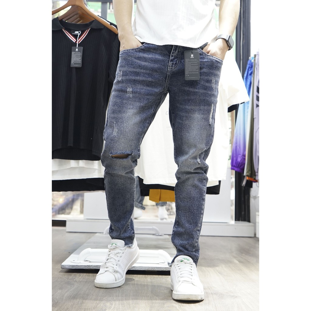 [Mã FAMALLT5 giảm 15% đơn 150K] Quần Jean Slimfit T9 kiểu dáng thể thao nam N7 phong cách thời tranng đường phố 2020 | BigBuy360 - bigbuy360.vn