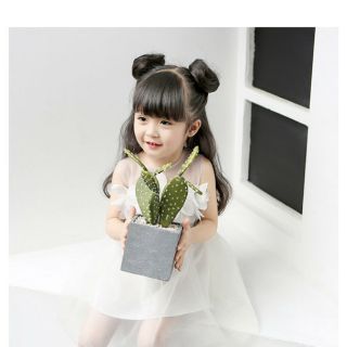 Tóc giả búi kẹp☺FREESHIP☺ Tóc giả búi rối mini cho bé