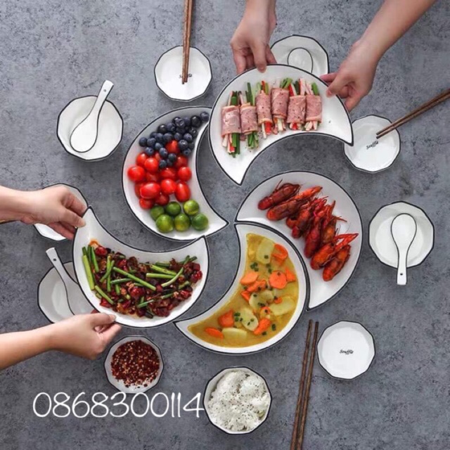 Bộ đĩa mặt trăng( set 5 đĩa và set đầy đủ)