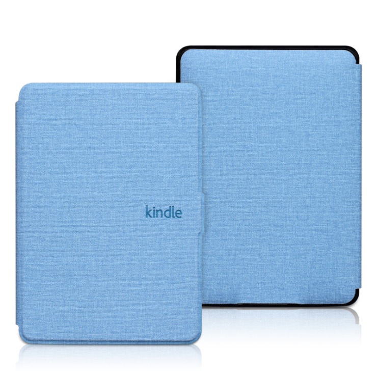 [PPW4]Bao da Cover Kindle Paperwhite 4 - Mẫu vân vải/denim - Smartcover tự động tắt mở