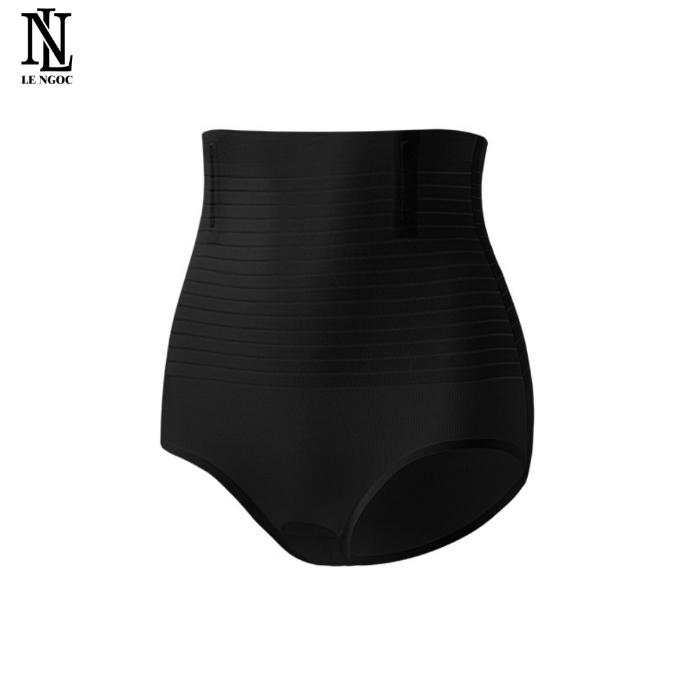 Quần Gen Su Nước Cạp Cao Định Hình Eo Có 2 Thanh Chống Cuộn Mềm Mịn Lê Ngọc 169