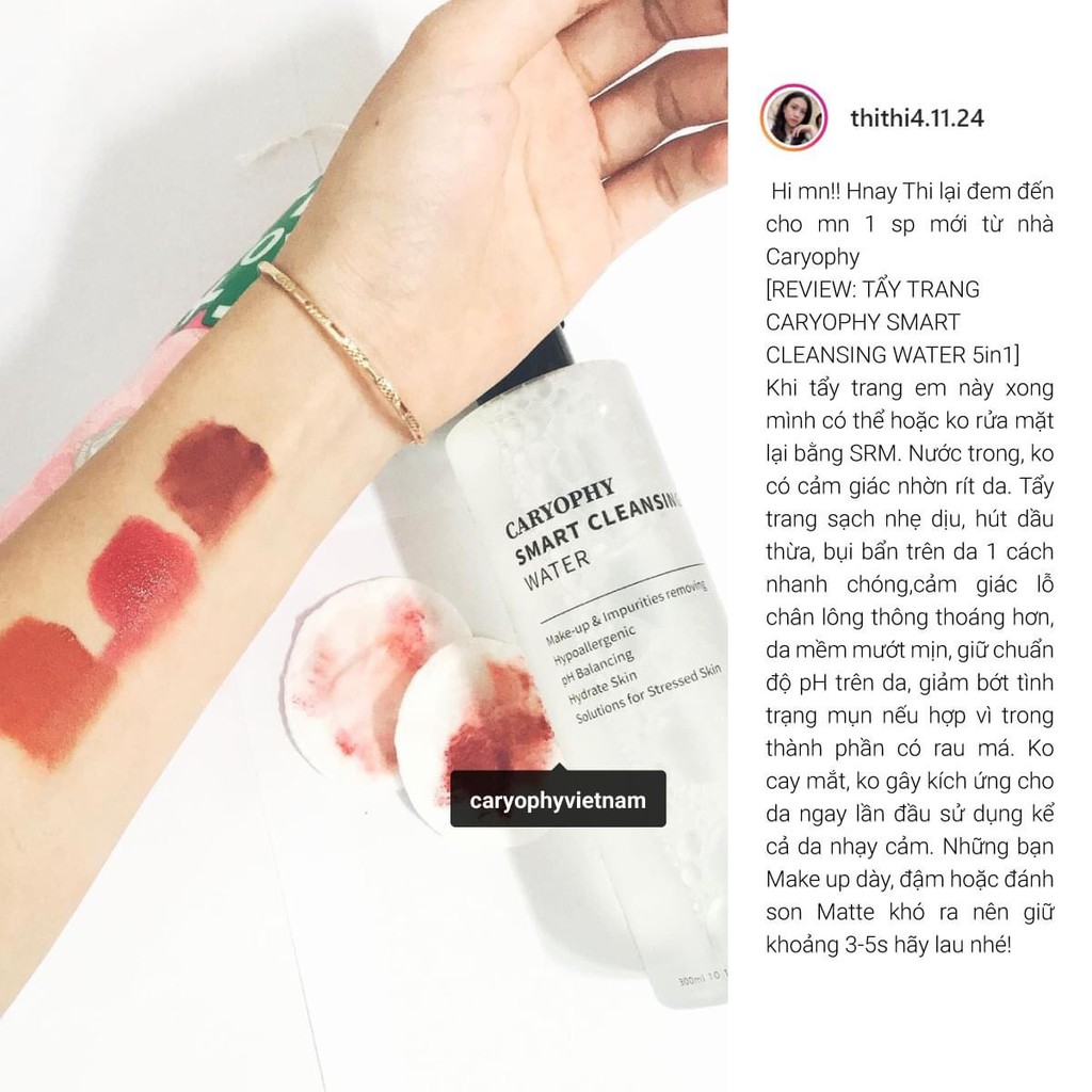 Nước tẩy trang Caryophy Smart Cleansing Water 500ml | BigBuy360 - bigbuy360.vn