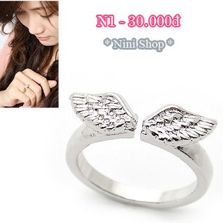 Nhẫn kiểu đôi cánh - máy chụp ảnh (kéo sang phải xem thêm mẫu)