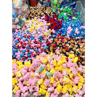 gấu bông móc khoá balo size 12-15cm