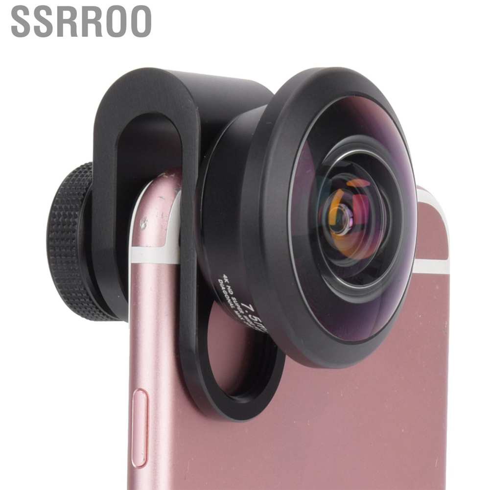 ULANZI Ống Kính Fisheye 7.5mm Hd Với Kẹp 17mm Cho Điện Thoại Samsung