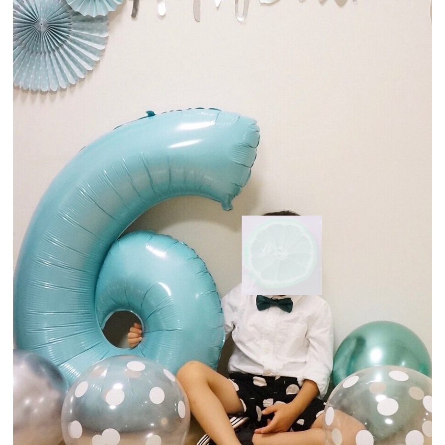 Bong bóng số 0 1 2 3 4 5 6 7 8 9 để trang trí cỡ 40inch
