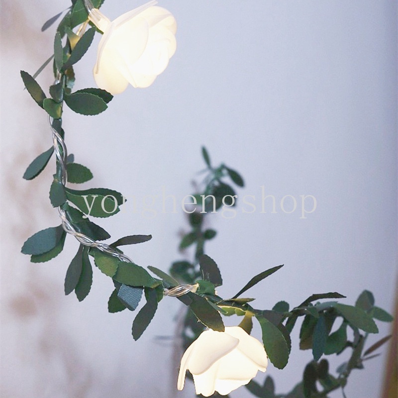 Dây Đèn LED Hình Hoa Hồng Trang Trí Giáng Sinh