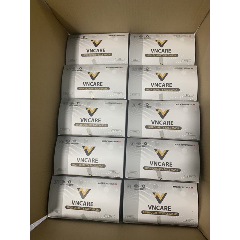 [Mã FAMAYFA2 giảm 10K đơn 50K] Combo 3 hộp khẩu trang màu xám VNCARE (Chính hãng) | BigBuy360 - bigbuy360.vn