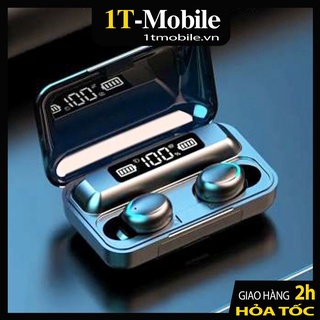 Tai Nghe Bluetooth 5.0 True Wireless AMOI F9 Pro - Kiêm Sạc Dự Phòng , BH 6 Tháng