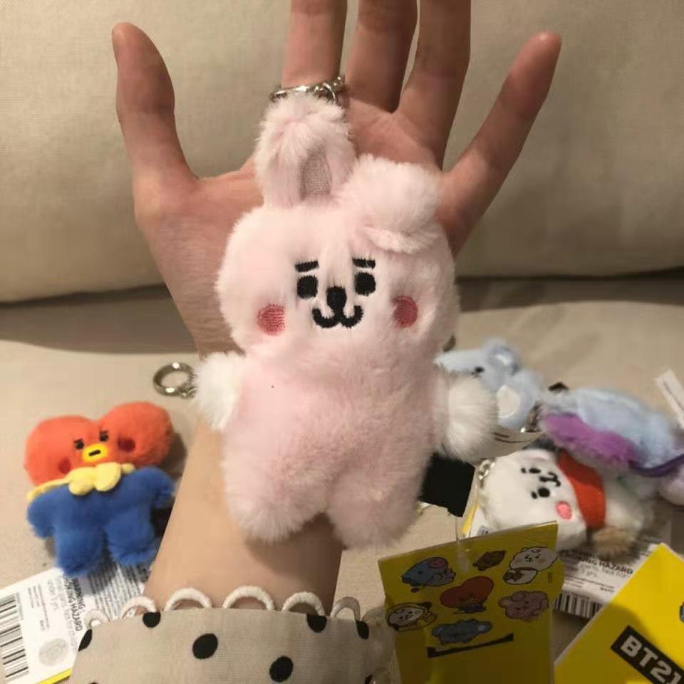 Hoạt Hình Móc Khóa Hình Nhân Vật bt21 Nhồi Bông Đáng Yêu