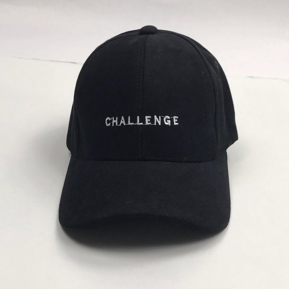 Mũ lưỡi trai thêu hình chữ Challenge  Nón kết chất nỉ cao cấp thời trang form unisex nam nữ K36 MN