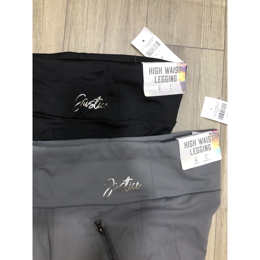 Quần legging Justice túi hông zip
