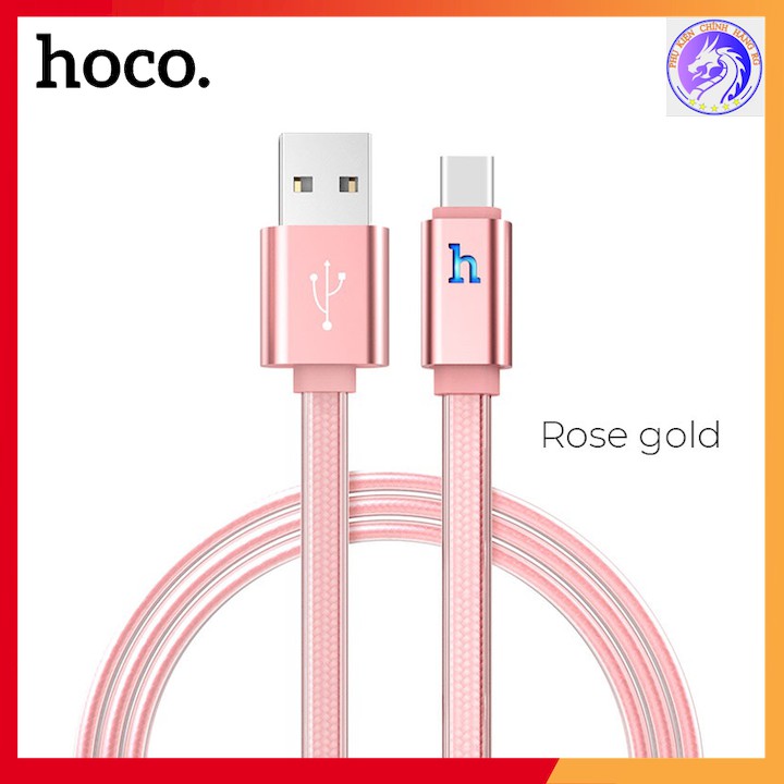 Cáp Sạc Nhanh Type C Có Báo Đèn chính hãng hoco UPL12