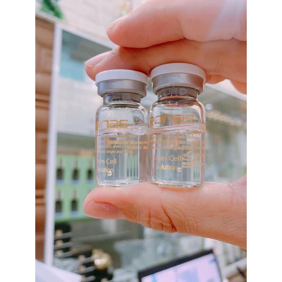 Tế Bào Gốc Ronas Stem Cell Solution  Da Trăng Da Se Khít Lỗ Chân Lông Hộp 10 Chai Chính Hãng