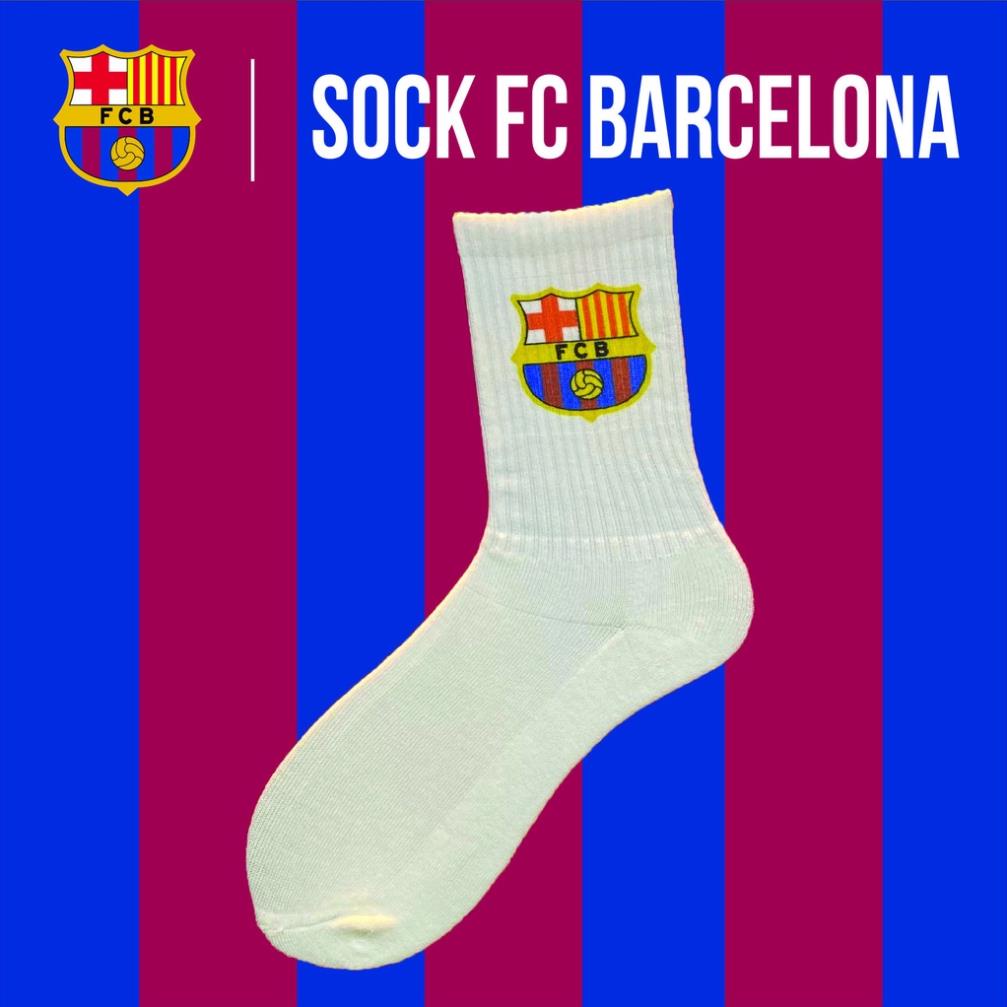 Tất vớ bóng đá CLB Barcelona (Barca) hàng dệt kim,logo đẹp,sắc nét dành cho đá bóng,đá banh loại cao cấp, nhiều mẫu
