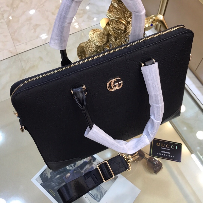 Cặp xách công sở cho nam thương hiệu thời trang cao cấp Gucci GC da thật hàng vip 1-1 | BigBuy360 - bigbuy360.vn