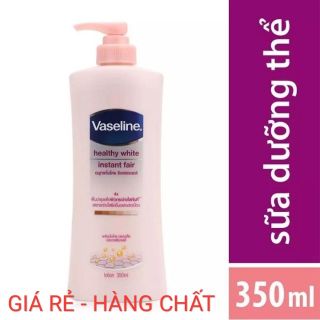 Sữa Dưỡng Thể Trắng Da Tức Thì Vaseline Instant Fair 350ml - da sáng tức thì gấp 4 lần