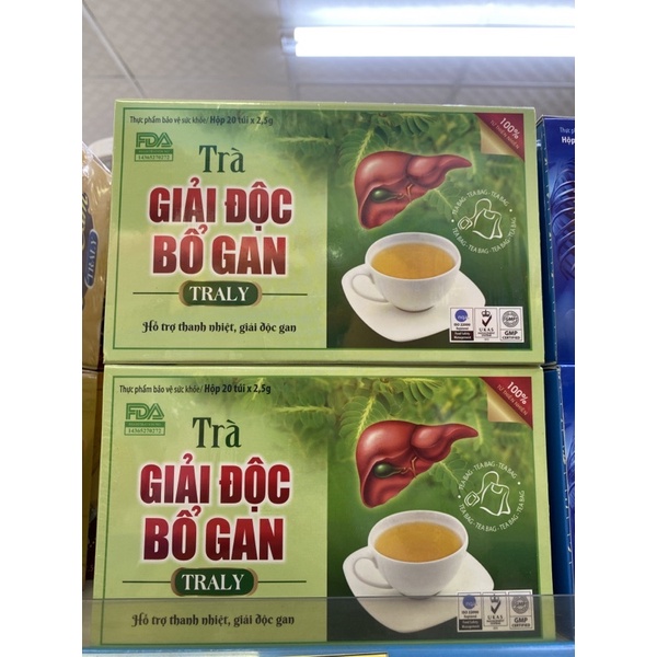 Trà giải độc bổ gan, thanh nhiệt (20 túi x 2,5gr)