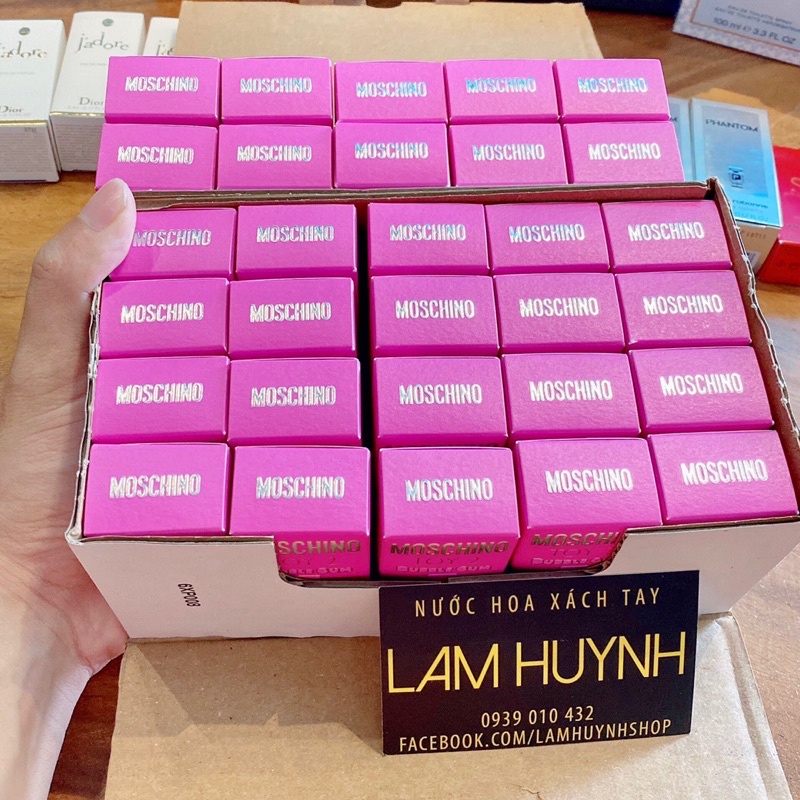 Nước hoa mini MOSCHINO gấu hồng TOY 2 BUBBLE GUM 5ml
