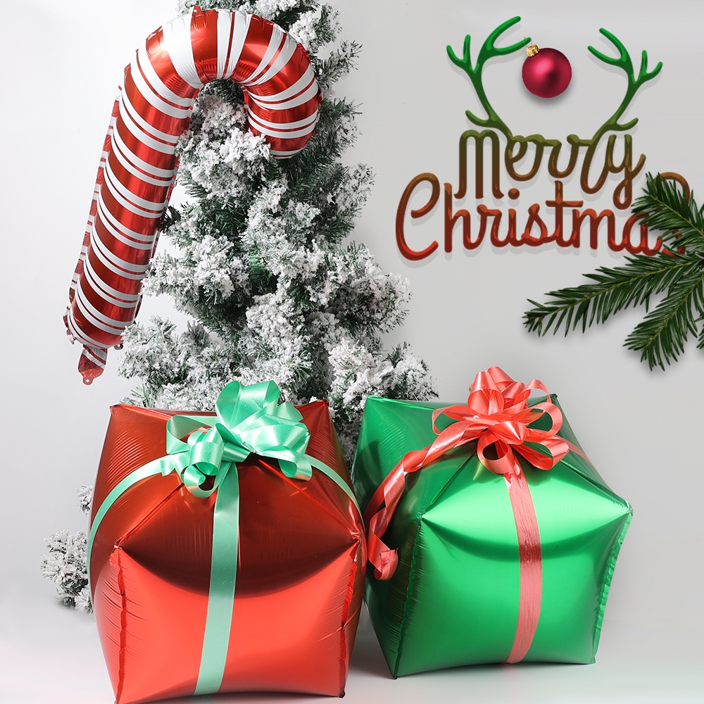 Bong bóng hình ông già noel/người tuyết/ông già noel trang trí giáng sinh độc đáo