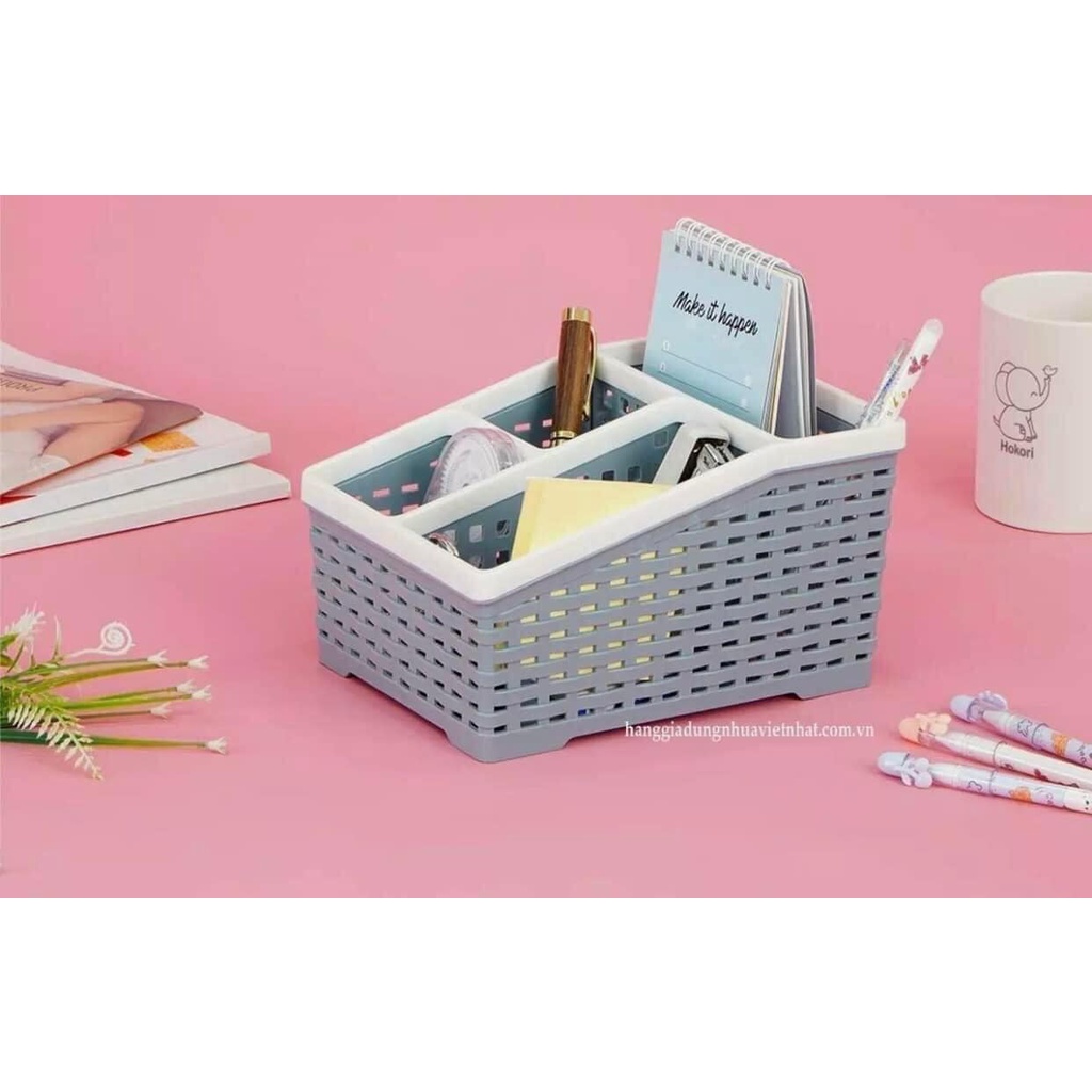 Khay Nhựa 4 Ngăn Tiện Ích - Nhựa Việt Nhật