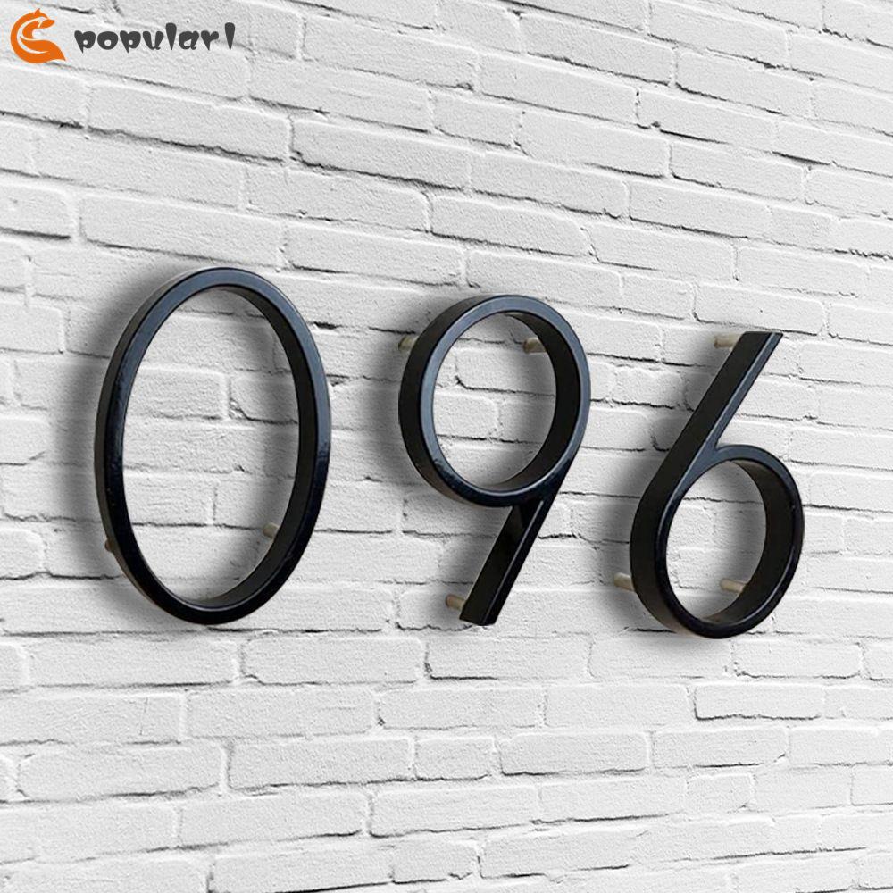 Đồ trang trí thùng thư/ nhà ở 5" 911 màu đen độc đáo