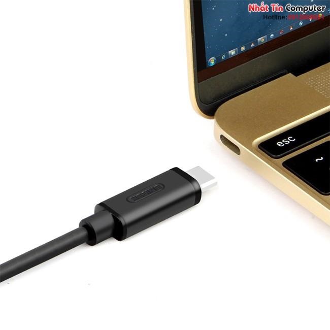 Cáp sạc và truyền dữ liệu USB C sang MICRO USB 2.0 UNITEK 1m YC 473