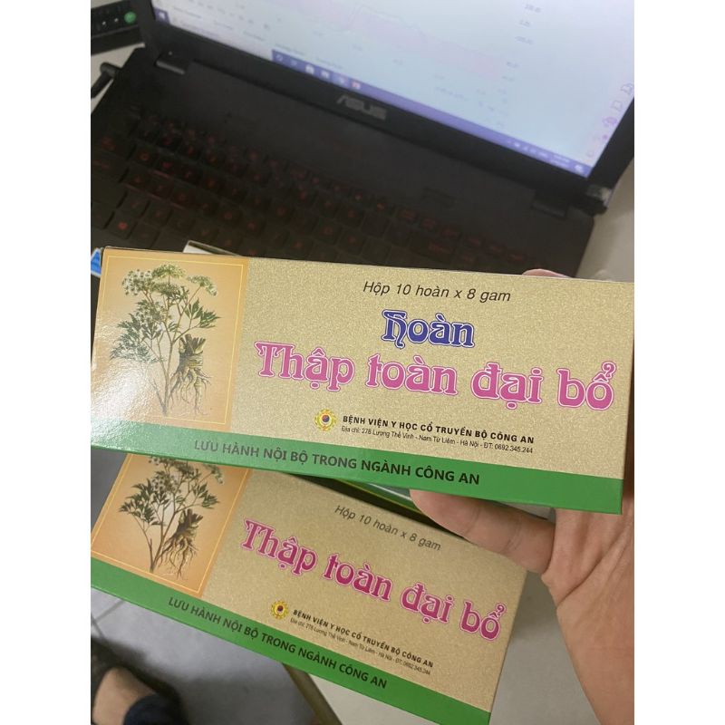 Hoàn Thập Toàn Đại Bổ, tăng sức đề kháng, nâng cao hệ miễn dịch, bổ huyết, đau đầu, mất ngủ, sản phẩm viện y học cổ