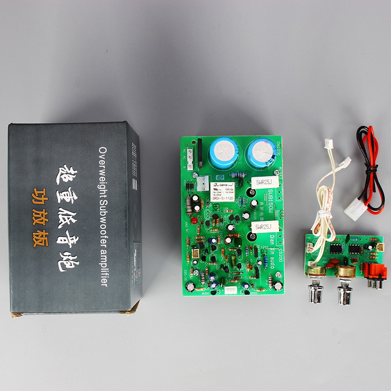 Mạch khuyếch đại công suất SUB 300W - Dùng 4 sò đại Toshiba C5200 và A1943 - Nguồn 24V - 28V