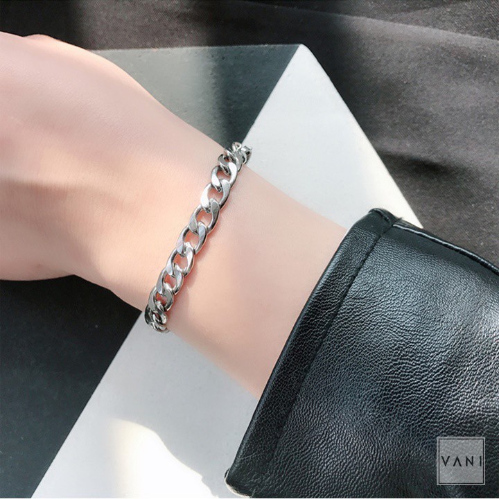 [Mã FAMAYFA giảm 10K đơn 50K] Vòng Tay, Lắc Tay Xích Trơn Bản Dẹp Đơn Giản Phong Cách Unisex - Vani Store | BigBuy360 - bigbuy360.vn