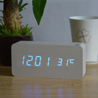 Đồng Hồ Led Để Bàn Siêu Đẹp - Đo nhiệt độ