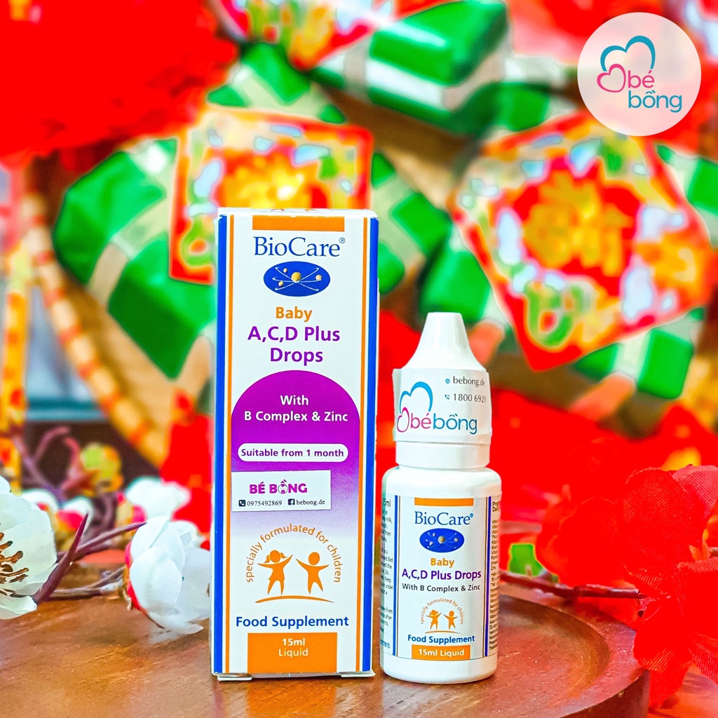 Vitamin tổng hợp ACD Plus Biocare Anh 15ml cho trẻ từ 1 tháng