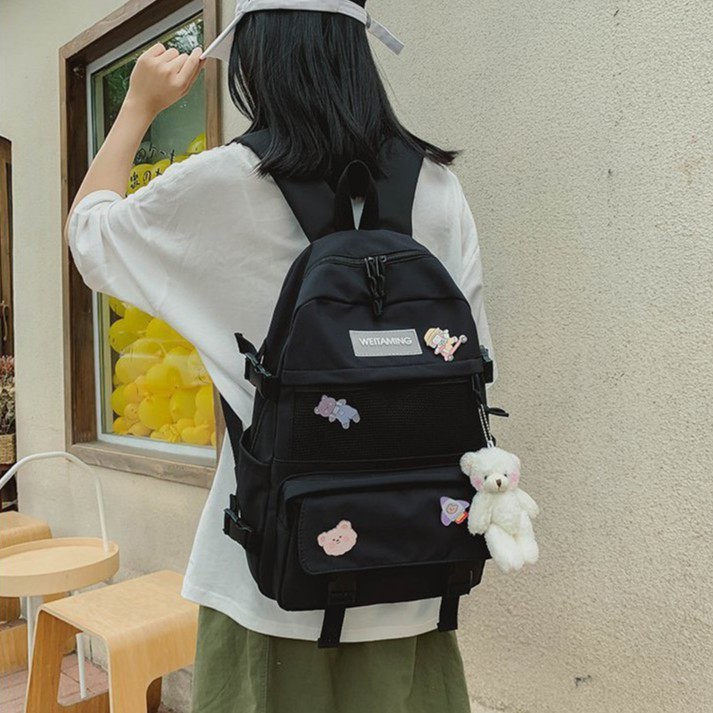 Balo Ulzzang phong cách Hàn Quốc, Balo trong suốt chống nước 602ULZ