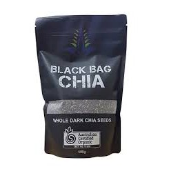 Black Chia Bag của Úc 500g/ Hạt chia đen/Hạt chia Úc