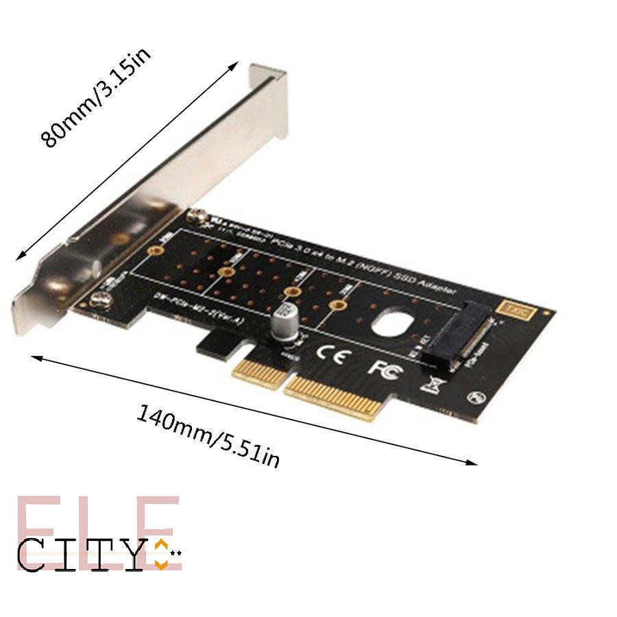 Card Chuyển Đổi 22ele M.2 Nvme Ssd Ngff Sang Pcie 3.0 X4 Adapter M Key Speed 6gbps