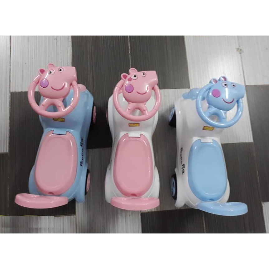 Xe chòi chân heo peppa ,xe chòi chân thỏ có phát nhạc có đèn vui nhộn màu sắc rực rỡ .