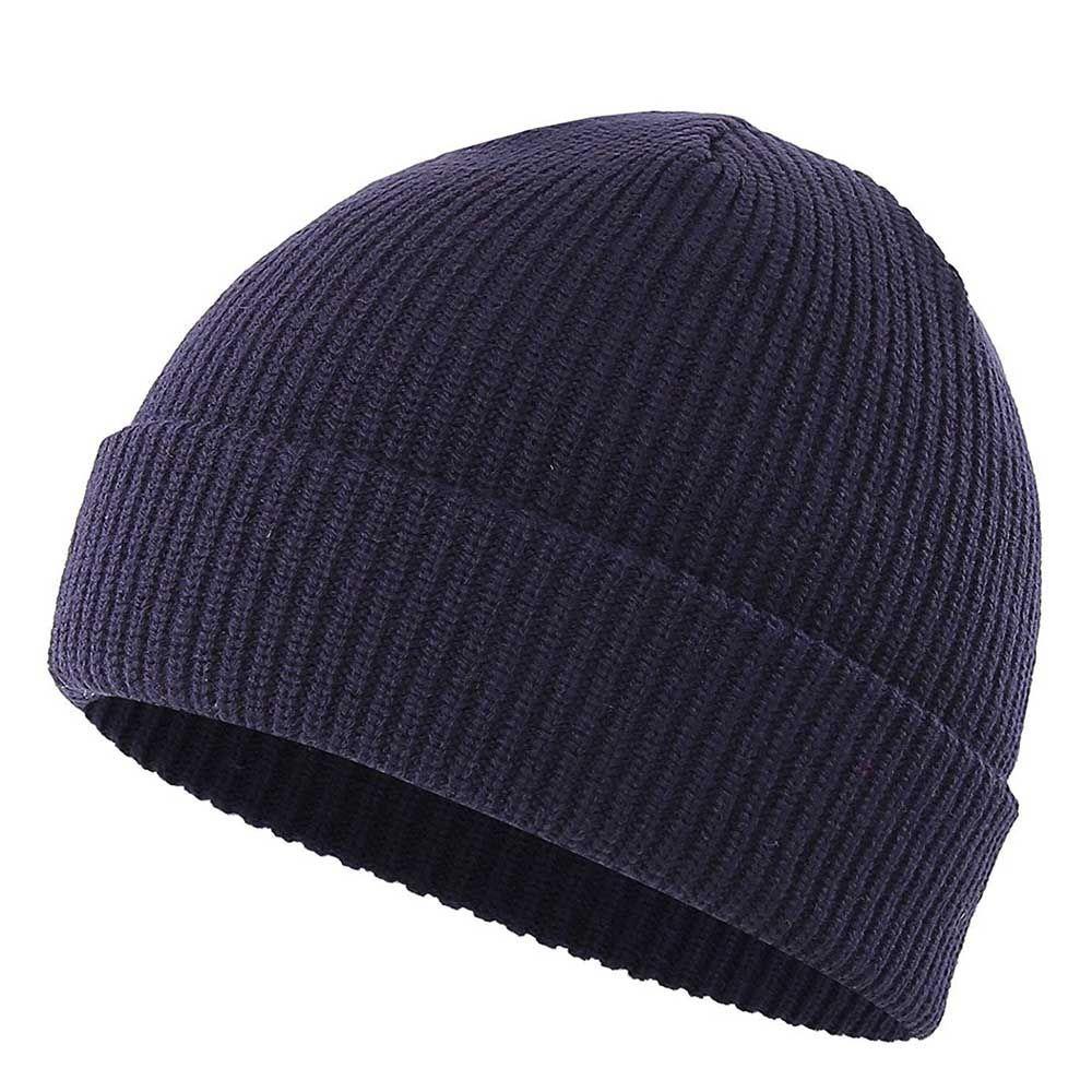 Mũ Len Beanie Ngắn Gân Mùa Đông