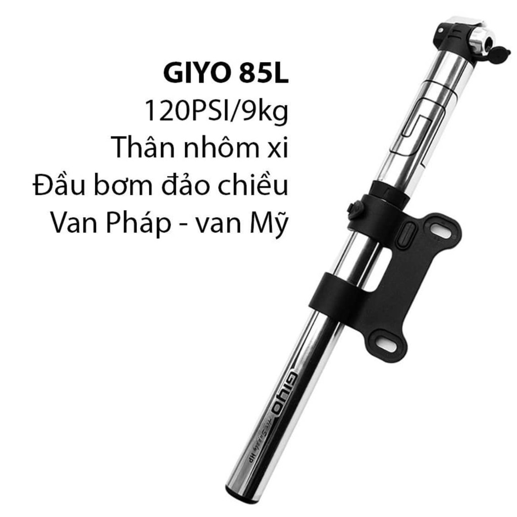 Bơm xe đạp mini Giyo GP-85L