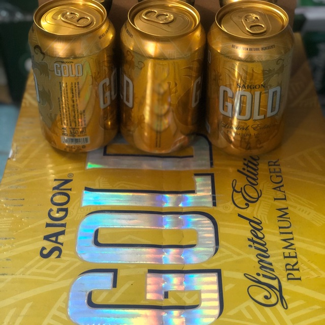 Bia Sài Gòn GOLD - thùng 24 lon 330ml