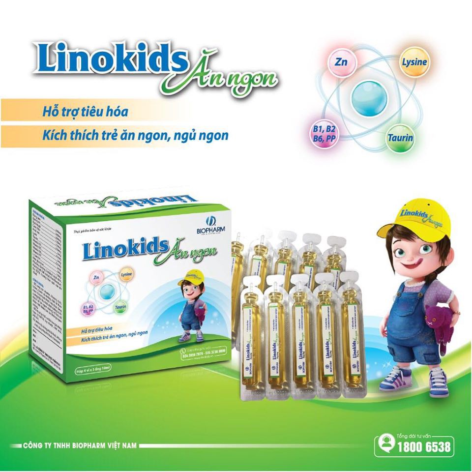 Linokids Ăn Ngon - Bé ăn ngon, tiêu hóa khỏe