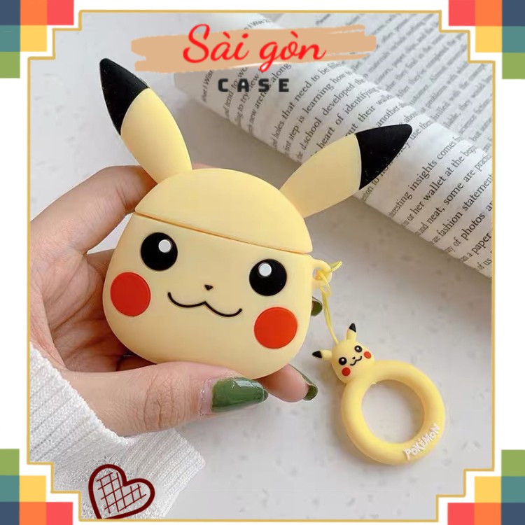 🌟cực cute🌟Vỏ Bảo Vệ Tai Nghe Airpods - Bằng Sillicone Dẻo Case Airpods 1, Airpods 2, và các dòng i - A2 G38-L47